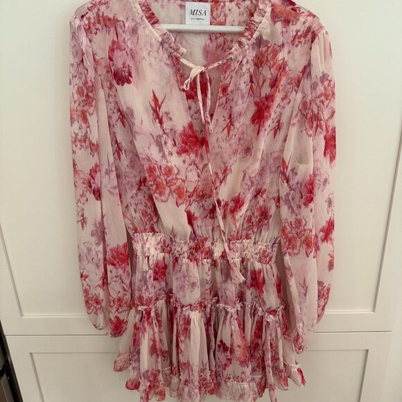 Misa Lorena Dress Pink Rose - Picture 1 of 3